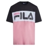 T-shirt Rose/Noir Homme Fila Flat Matte