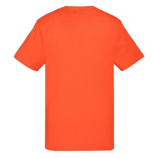 T-shirt Orange Homme Schott TSUSTOUR