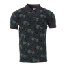 Polo Noir/Vert/Bleu Homme RMS26 91314
