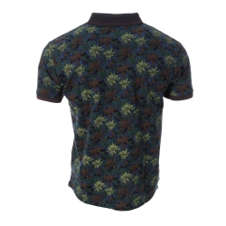 Polo Noir/Vert/Bleu Homme RMS26 91314
