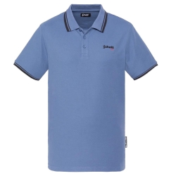 Polo Bleu Homme Schott PSWILL2