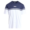 T-shirt Blanc/Marine Homme Fila Print