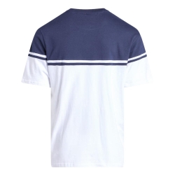 T-shirt Blanc/Marine Homme Fila Print