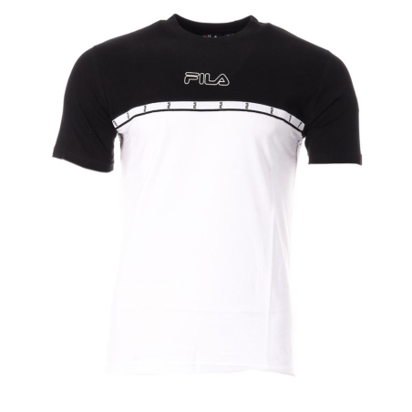 T-shirt Noir/Blanc Homme Fila Tape