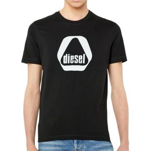 T-shirt Noir Homme Diesel Diegor81E