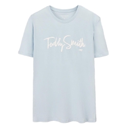 T-Shirt Bleu Homme Teddy Smith Evry