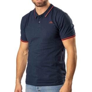 Polo Marine/Rouge Homme Kappa Ezio