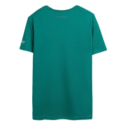 T-shirt Vert Homme Teddy Smith T-geo