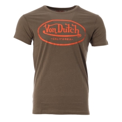 T-shirt Kaki Homme Von Dutch NOS OG2