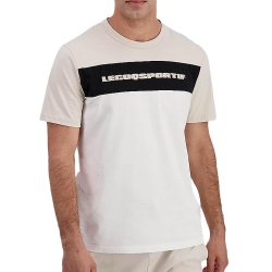 T-Shirt Beige Homme Le Coq Sportif Contemporain N°2