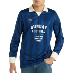 Polo Manches Longues Bleu Homme Umbro Football Estate