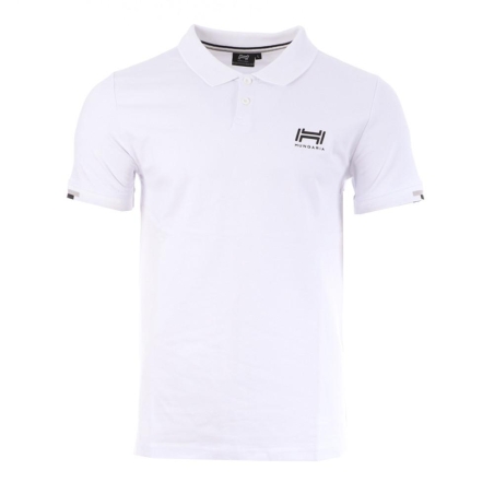 Polo Blanc Homme Hungaria Jeki