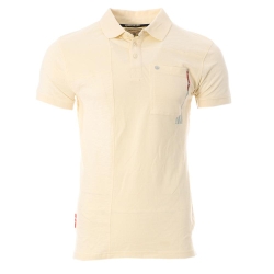 Polo Jaune Pale Homme American People 103