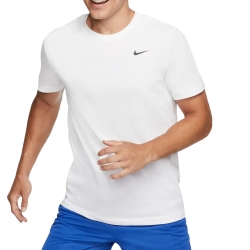 T-shirt Blanc Homme Nike Solid