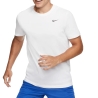 T-shirt Blanc Homme Nike Solid