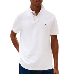 Polo Blanc Homme Tommy Hilfiger Placket