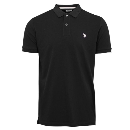 Polo Noir Homme US Polo ASSN KING