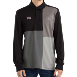 Polo Manches Longues Noir Homme Umbro Rugby Jersey
