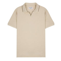 Polo Beige Homme Teddy Smith Soner