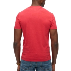 T-Shirt Rouge Homme Superdry Essentials