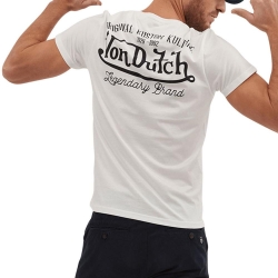 T-Shirt Blanc Homme Von Dutch ARTS