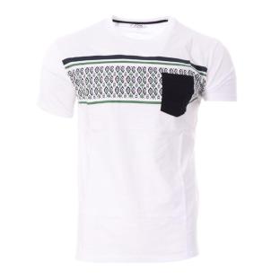 T-shirt Blanc/Vert/Noir Homme RMS26 91264