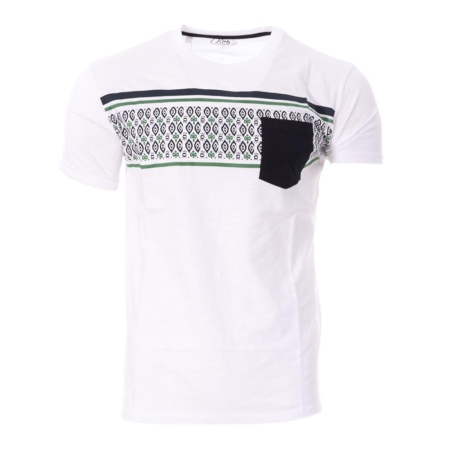 T-shirt Blanc/Vert/Noir Homme RMS26 91264