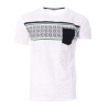 T-shirt Blanc/Vert/Noir Homme RMS26 91264