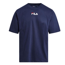 T-shirt Marine Homme Fila Embroidere