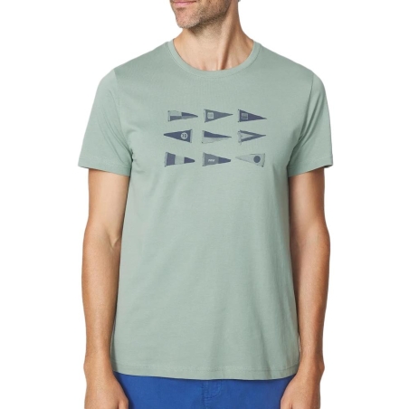 T-Shirt Vert Pale Homme TBS Aloe