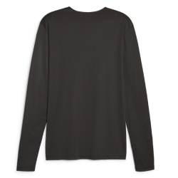 T-Shirt Manches Longues Noir Homme Puma Hoops Team