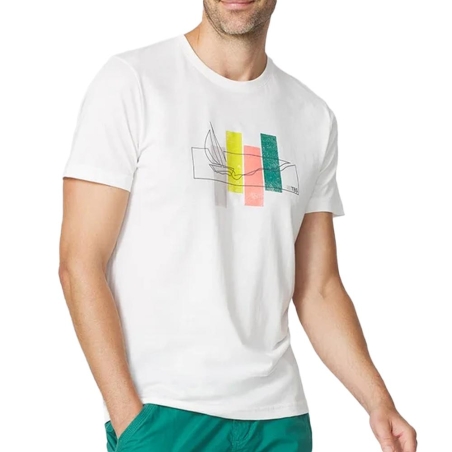 T-Shirt Blanc Homme TBS Arctique
