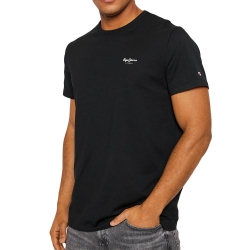 T-shirt Noir Homme Pepe Jeans Original Basic