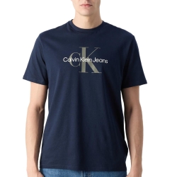 T-Shirt Marine Homme Calvin Klein Jeans Hero