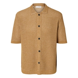 Chemise Camel Homme Selected Ginger