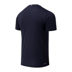 T-shirt Marine Homme New Balance Core Run
