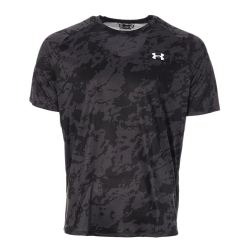 Maillot de sport Noir/Gris Homme Under Armour Tech 2.0 SS