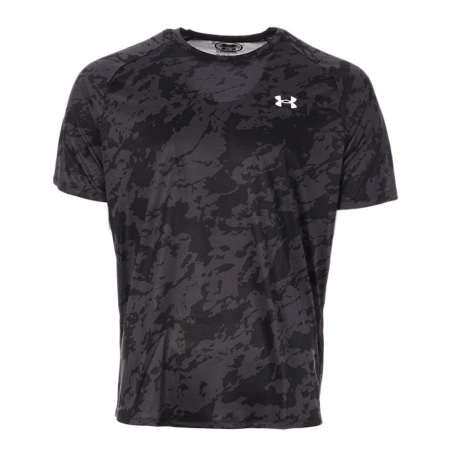 Maillot de sport Noir/Gris Homme Under Armour Tech 2.0 SS