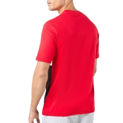 T-shirt Rouge/Noir Homme Fila Flat Matte