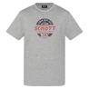 T-shirt Gris Homme Schott TSUSTOUR