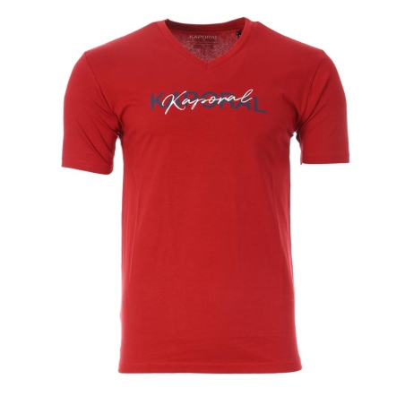 T-shirt Rouge Homme Kaporal RALY