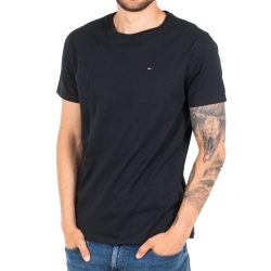T-Shirt Noir Homme Tommy Hilfiger Slim Jerse