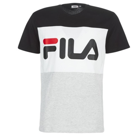 T-shirt Gris/Noir Homme Fila Flat Matte