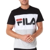 T-shirt Gris/Noir Homme Fila Flat Matte