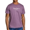 T-shirt Violet Homme Pepe jeans Eggo SEB