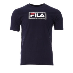T-shirt Noir Homme Fila Build