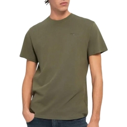 T-shirt Kaki Homme Tommy Hilfiger Tjm Slim Linear
