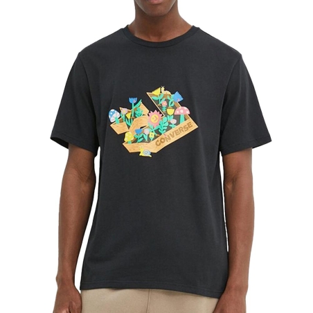 T-shirt Noir Homme Converse Outdoor Star