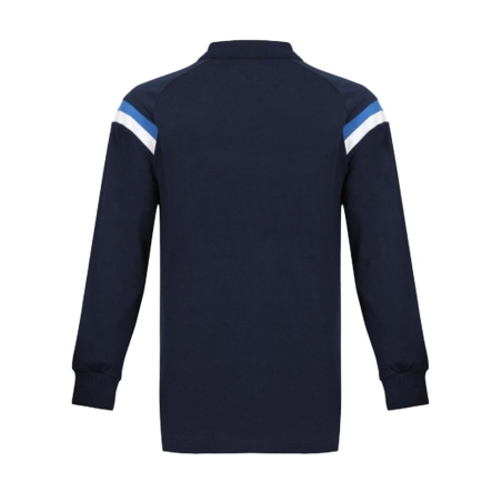 Polo Manches Longues Marine Homme Umbro Fan