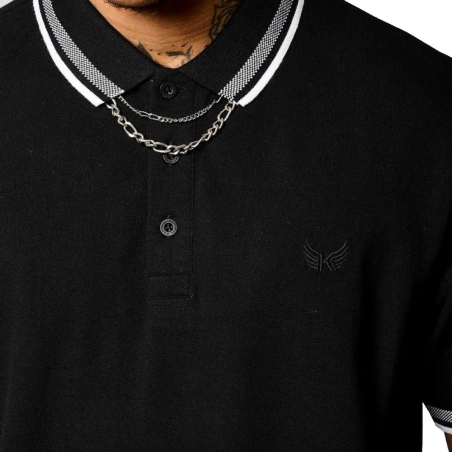 Polo Noir Homme Kaporal JAROD